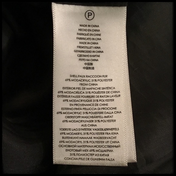 MICHAEL KORS Faux Fur Raccoon Vest! - Picture 7 of 8